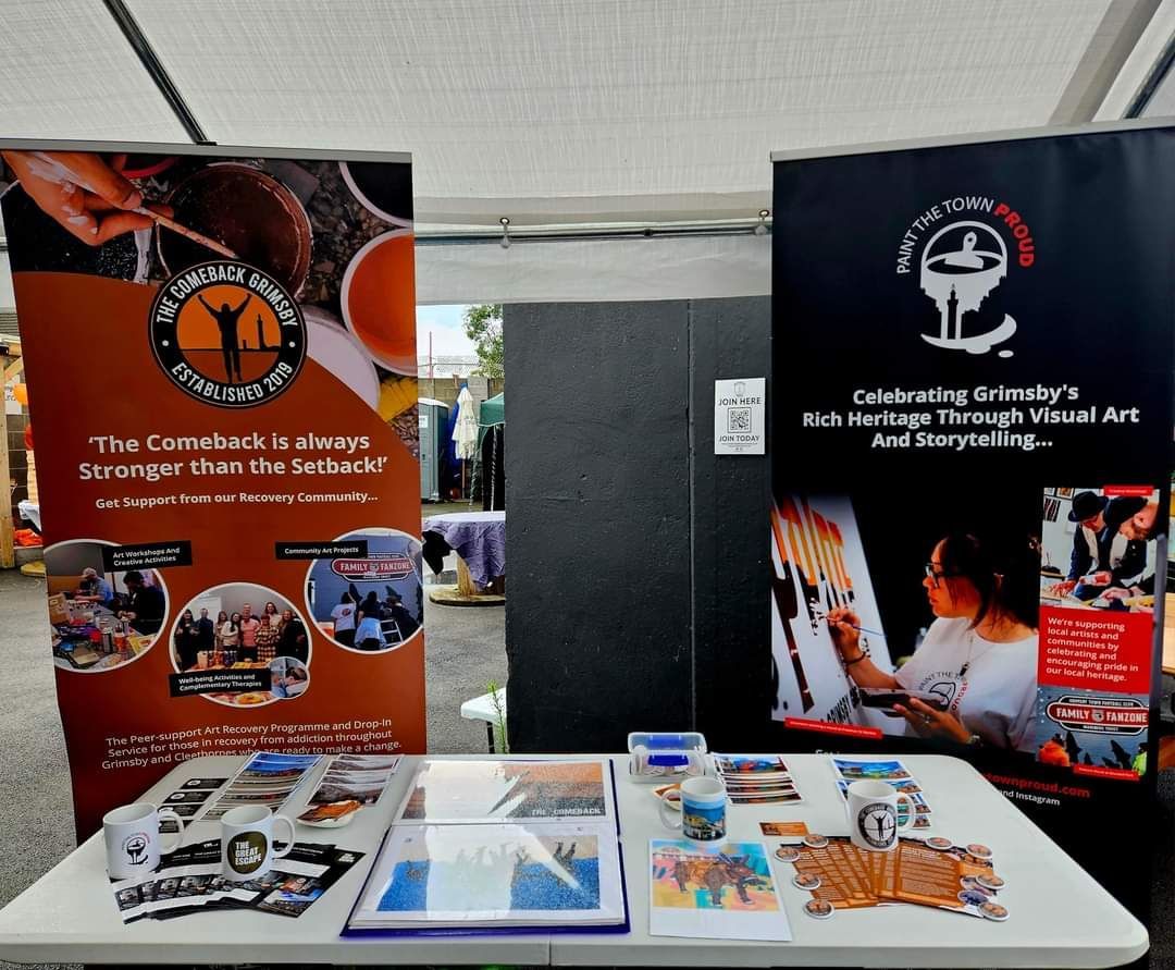 Promoting our service at local events in the community.