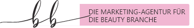 The logo for die marketing-agentur for die beauty branche