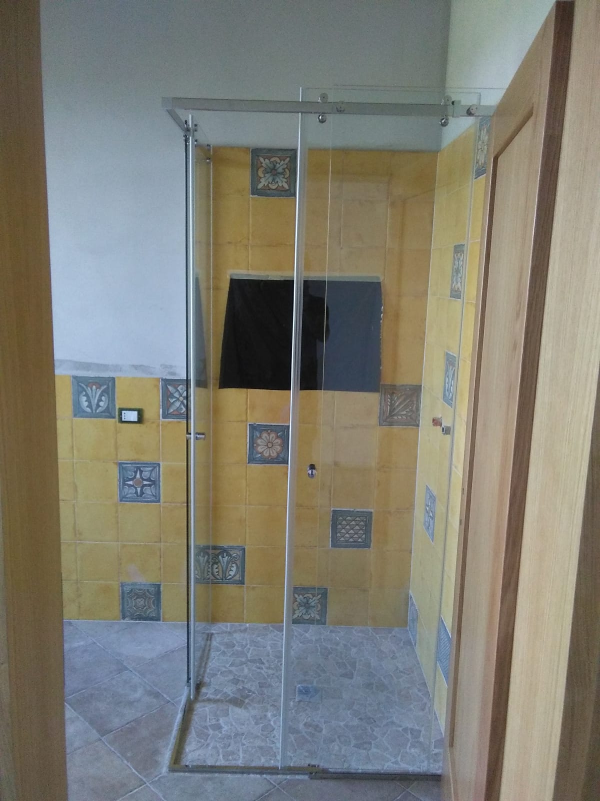 box doccia con vetro opaco