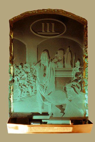 arte realizzata in vetro