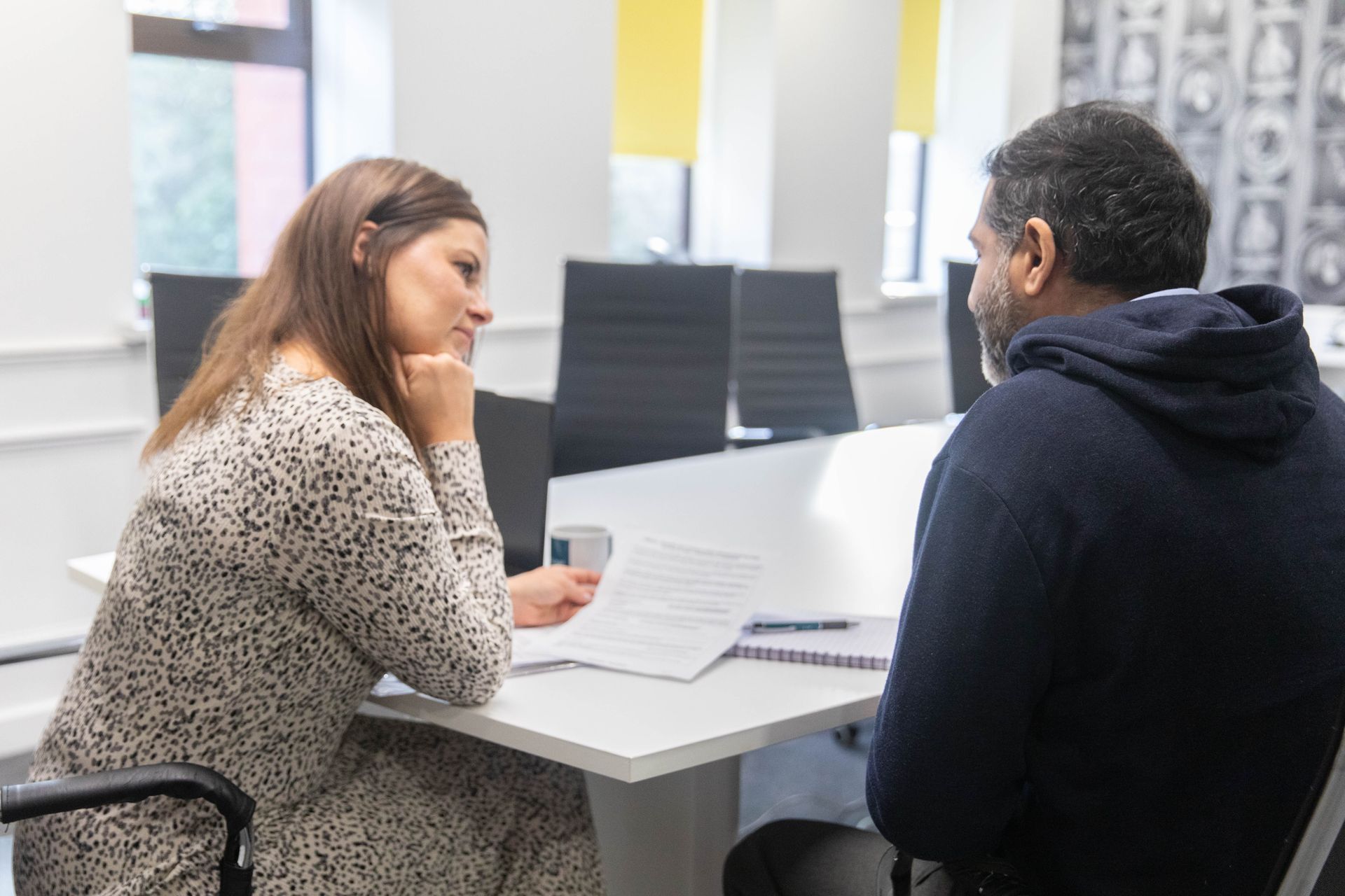 Meeting taking place at Eventum Legal Offices