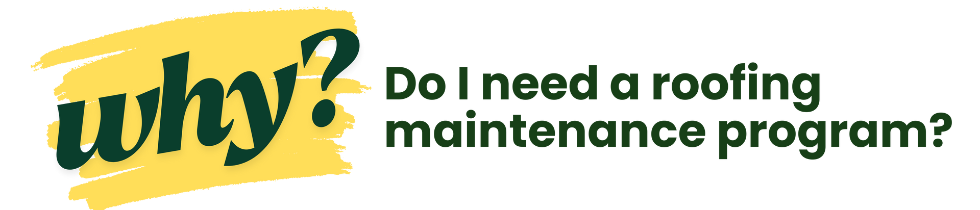 Yellow and dark green graphic with the word 