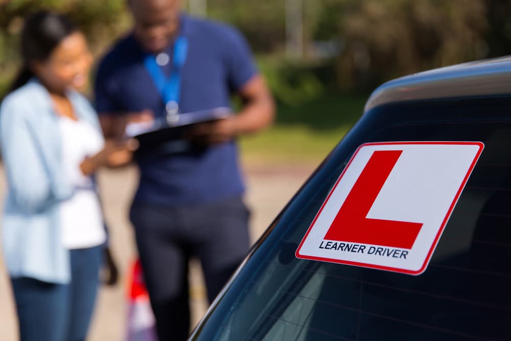 Student With L Plates on Car — NT Driving Academy in Woolner, NT
