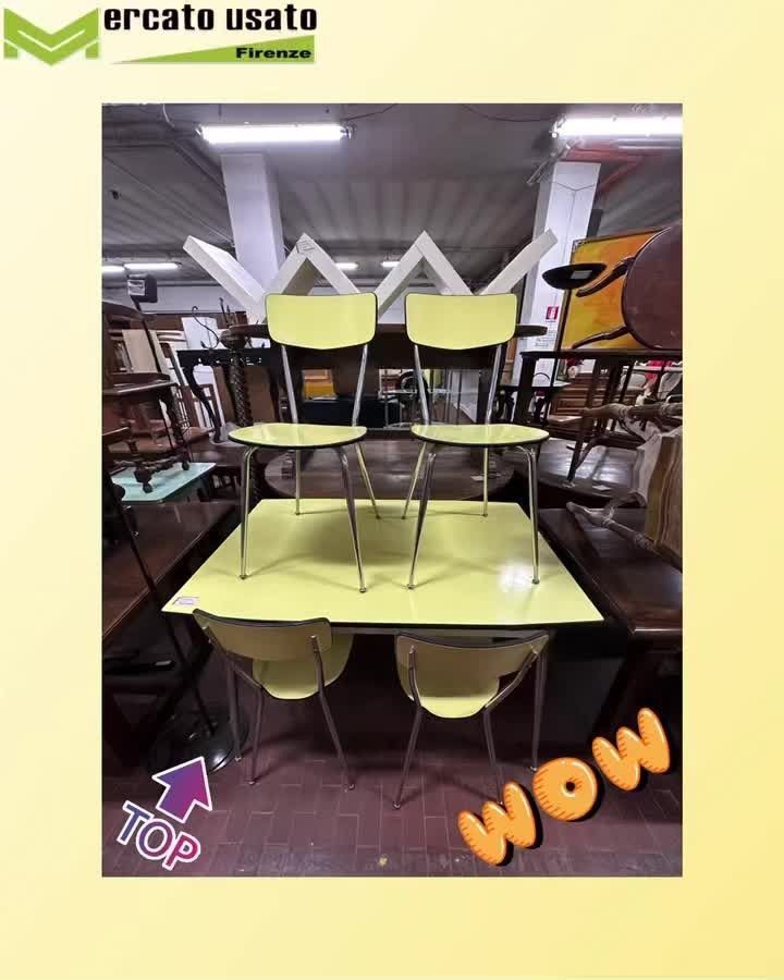 Mercatino dell'usato, sedie e arredamento