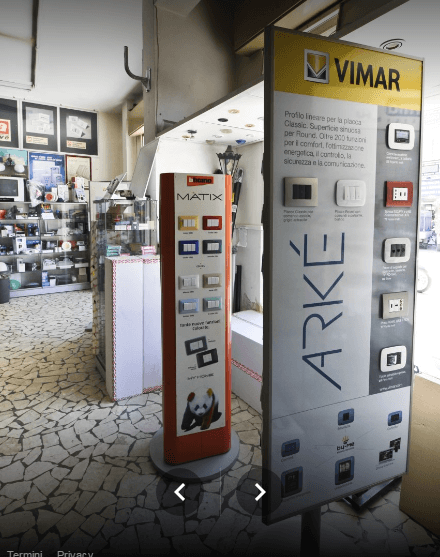 interruttori e prese elettriche a marchio VIMAR MATRIX