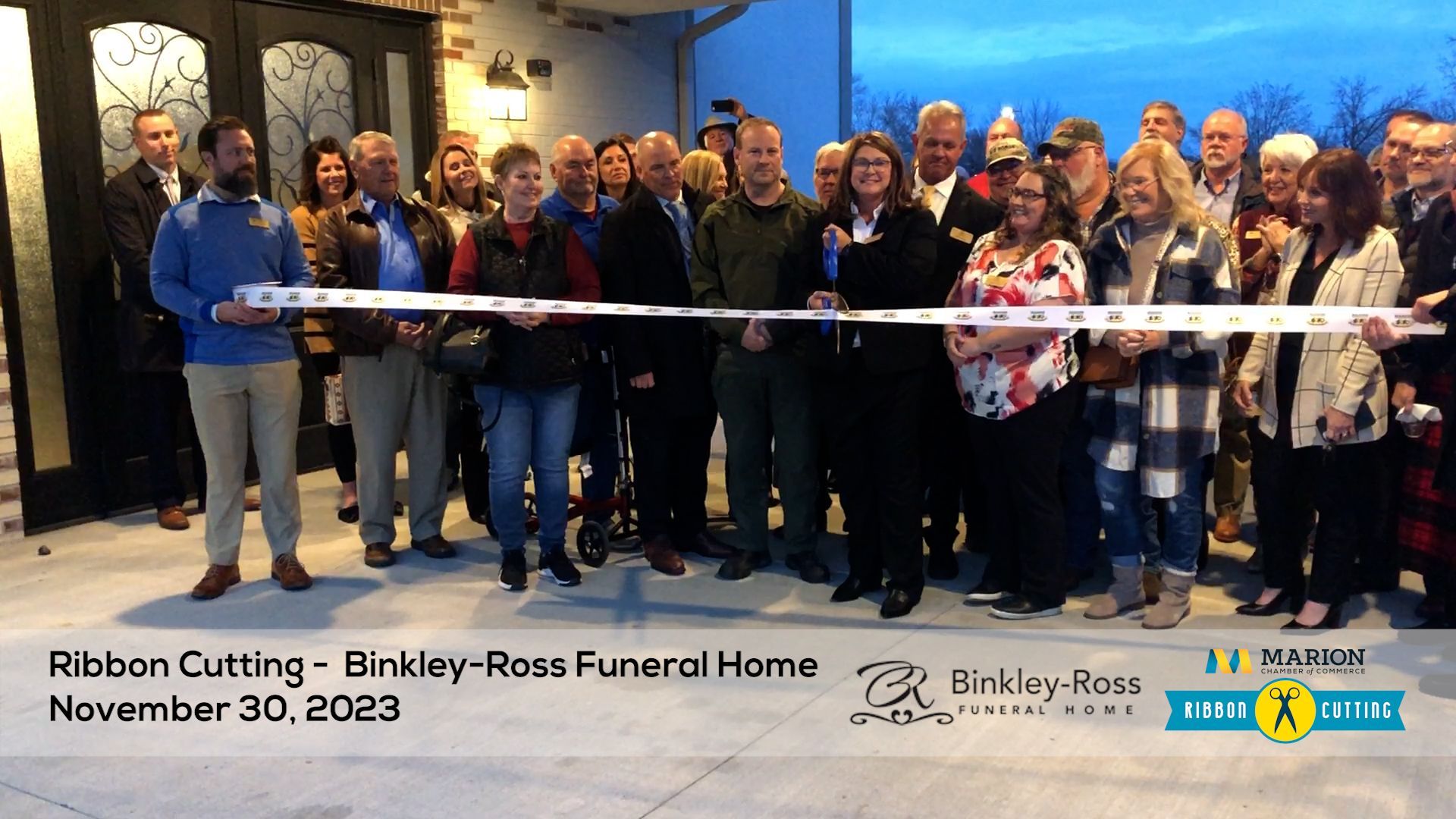 Ribbon Cutting at BinkleyRoss Funeral Home
