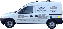Chester garden services van