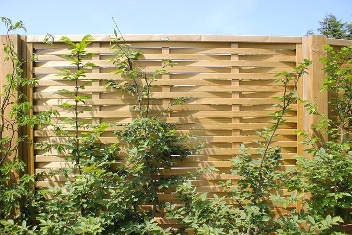 Horizontal Weave Fencing in Cardiff
