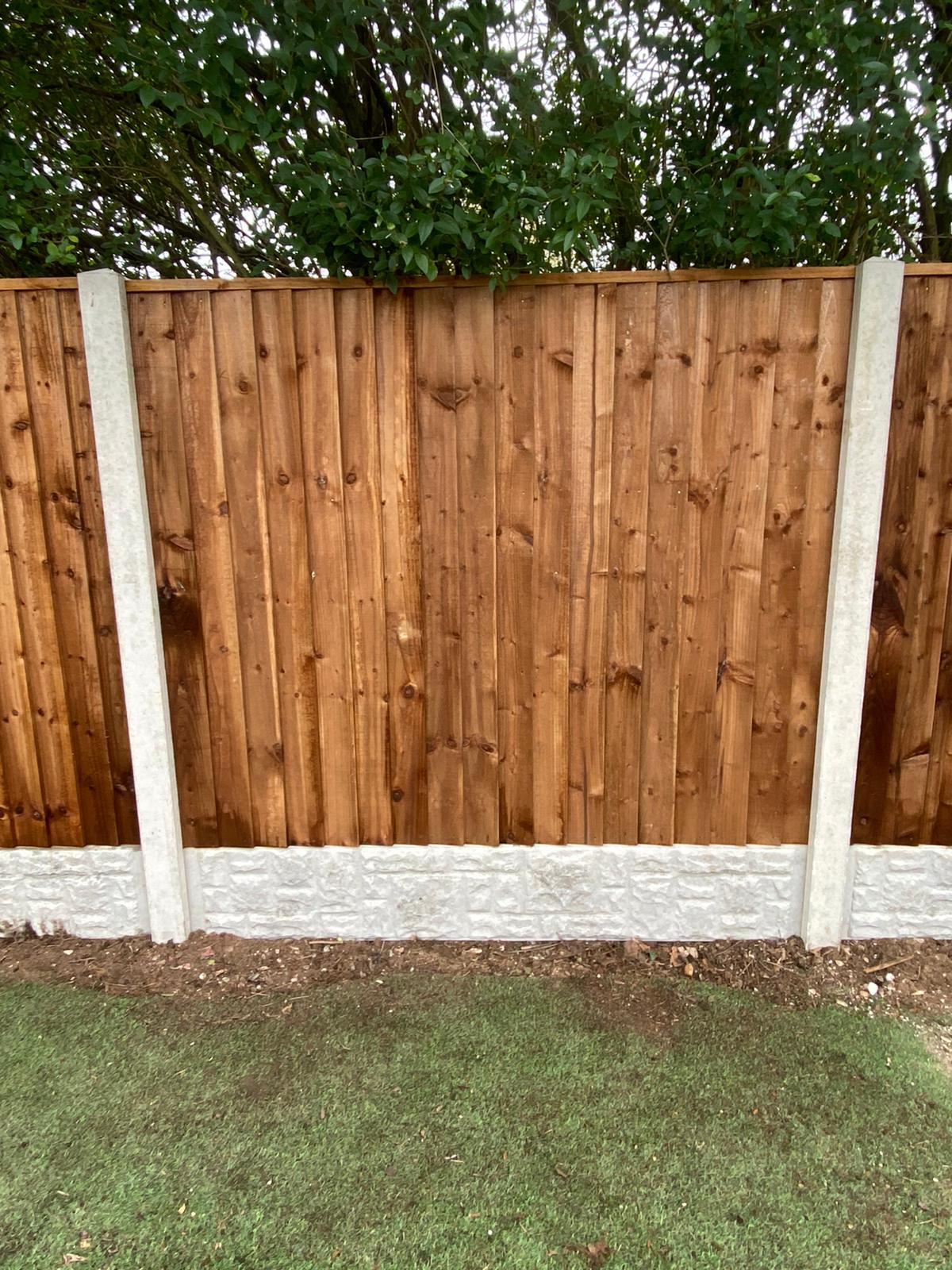 Fencing Cardiff - installed wooden garden fence