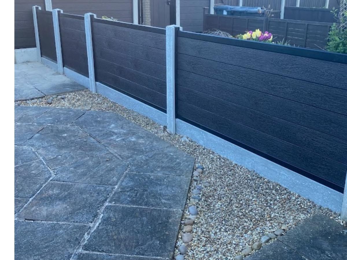 J&Z Fencing 4 foot composite fencing Llantwit Major