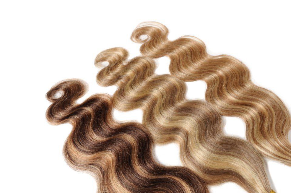 code ed extension per capelli ricci in vari colori