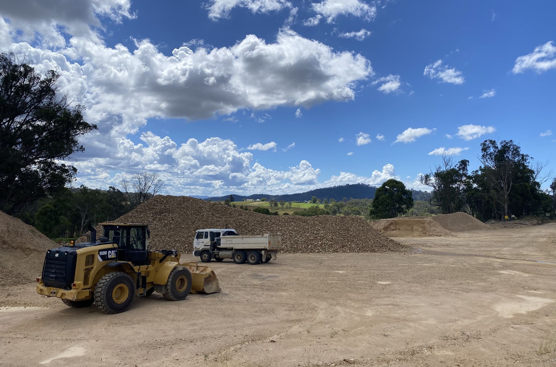 Heavy Machinery Working in a Large Area — Mark Hughes Earthmoving In Tenterfield, NSW