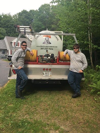 Wes and Mike — Alfred, ME — Liberty Pest Control