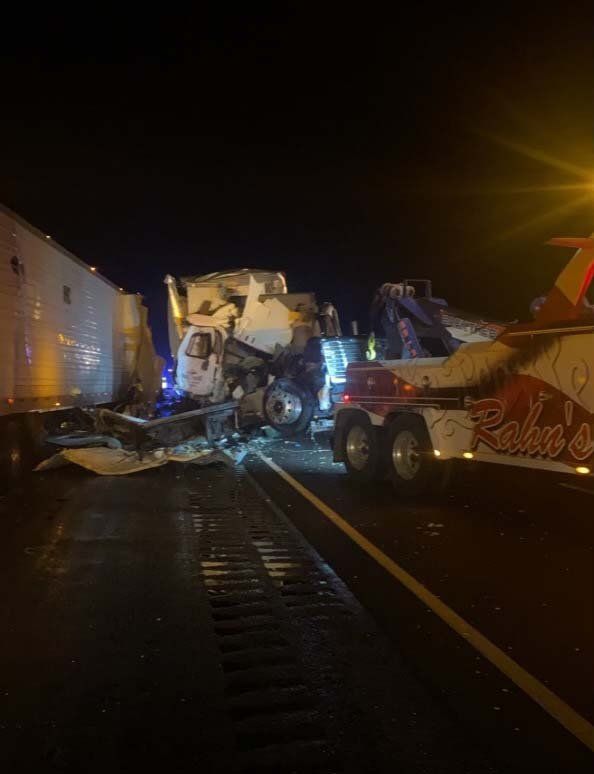 Towing Crashed Trucks On Highway — Rincon, GA — Rahn’s Services