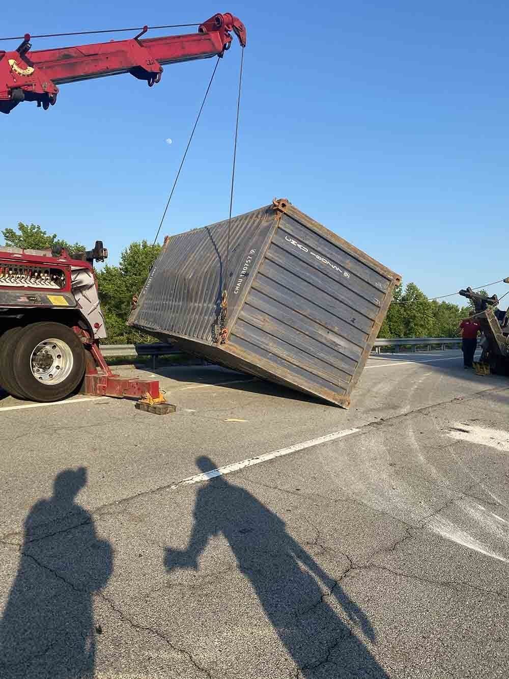 Lifting A Container Van — Rincon, GA — Rahn’s Services