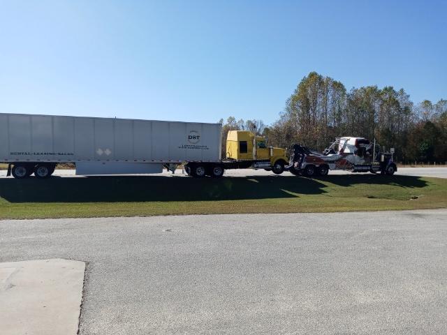 Towing Long Container Truck — Rincon, GA — Rahn’s Services