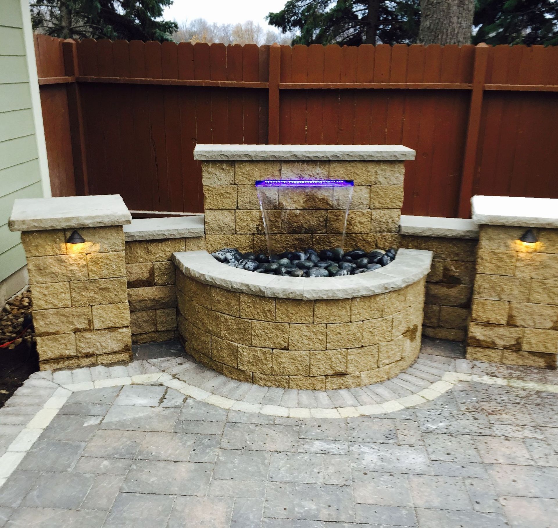 backyard water features