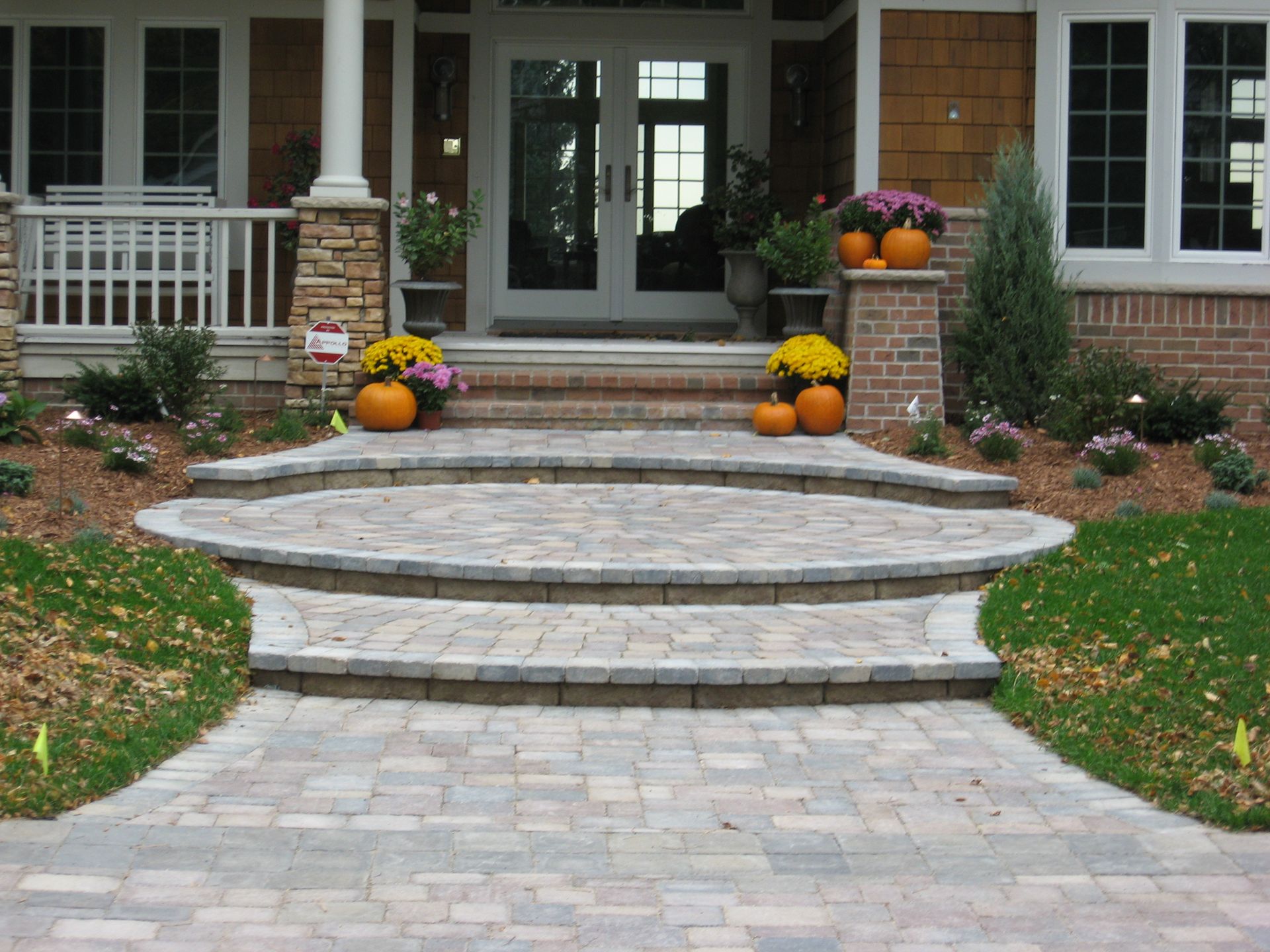 brick pavers installation
