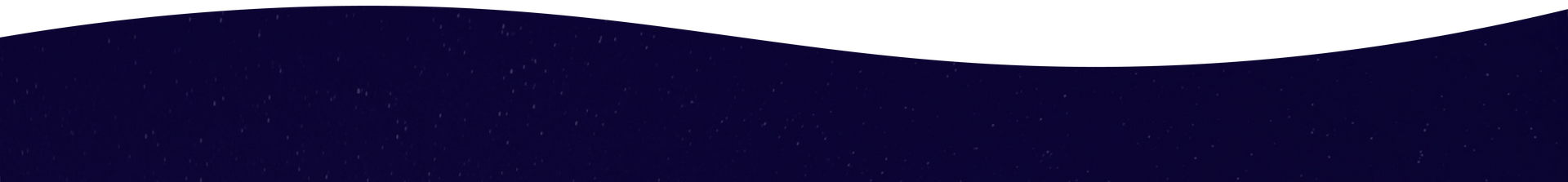 A dark blue, horizontal abstract shape with a smooth, undulating wave along the top edge against a plain white background.