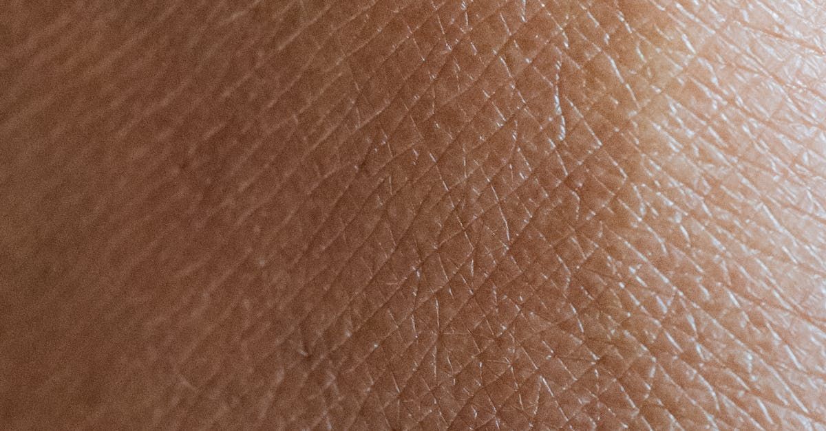 A close up of a person 's skin showing the texture of the skin.