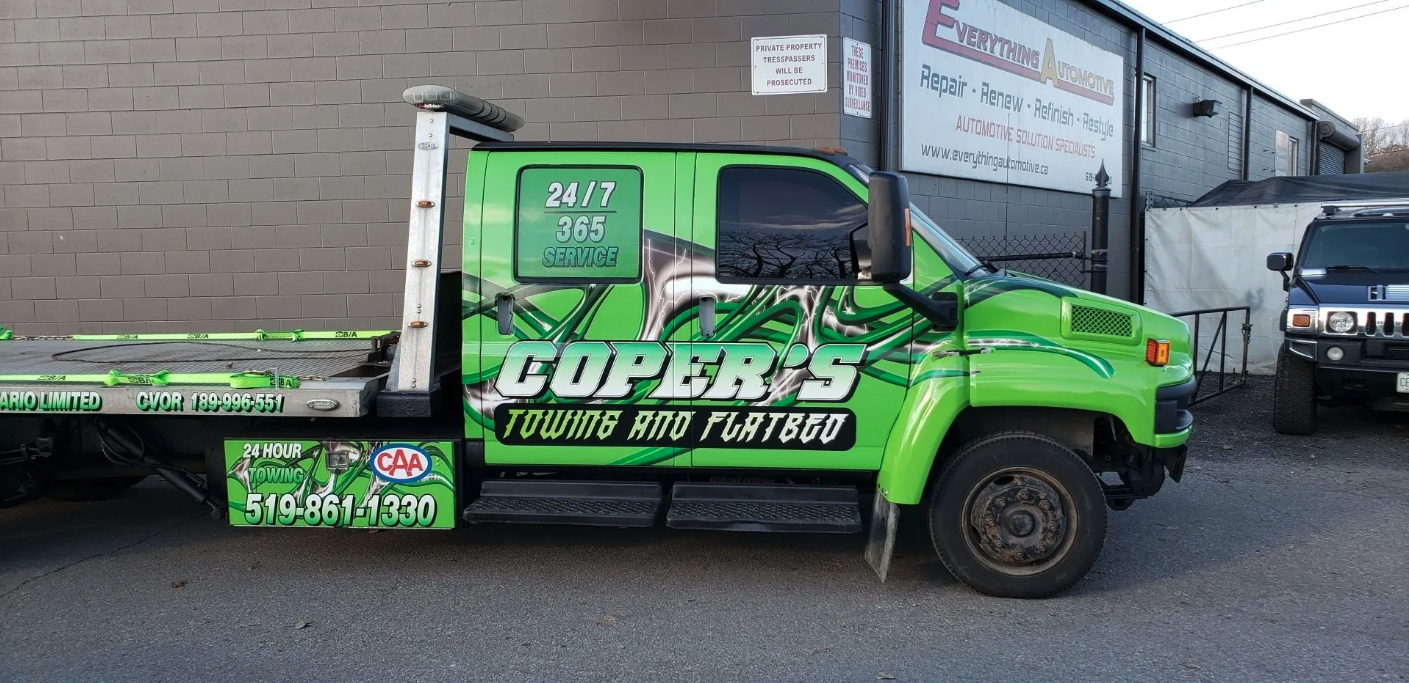 Coper's Towing Vinyl Graphics