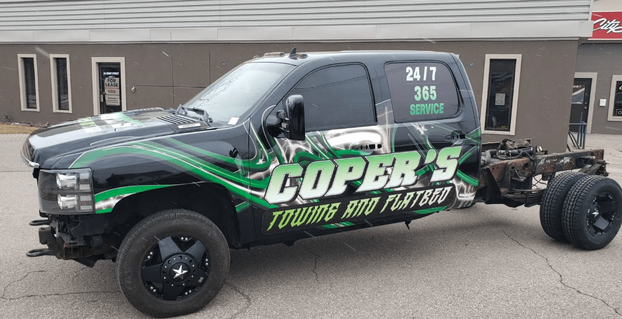 Copers Truck Vinyl Graphics