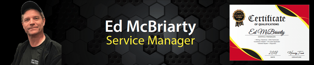 Meet our Team-Service Manager- Ed McBriarty