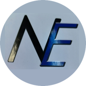 A logo featuring the letters 