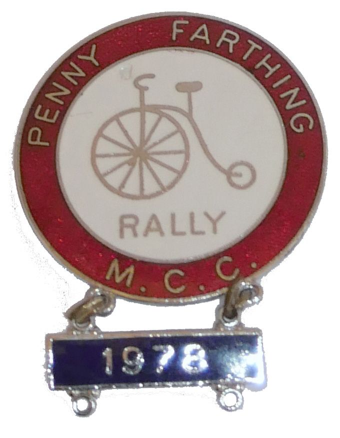 Penny Farthing Rally  Sorry location unknown, Penny Farthing MCC and The Lynton Flyers MCC, 1978