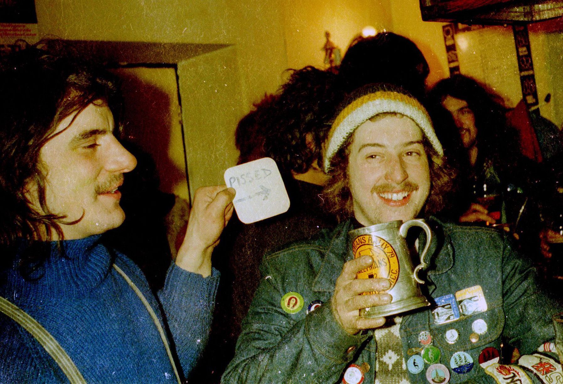Two of the lads at the Ides of March Rally, February 1979