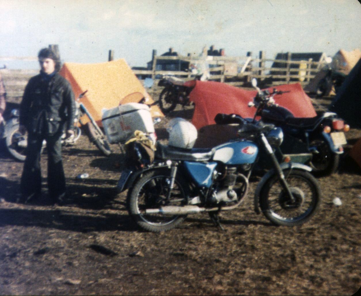 Cracking old BSA in this one estimated 1979