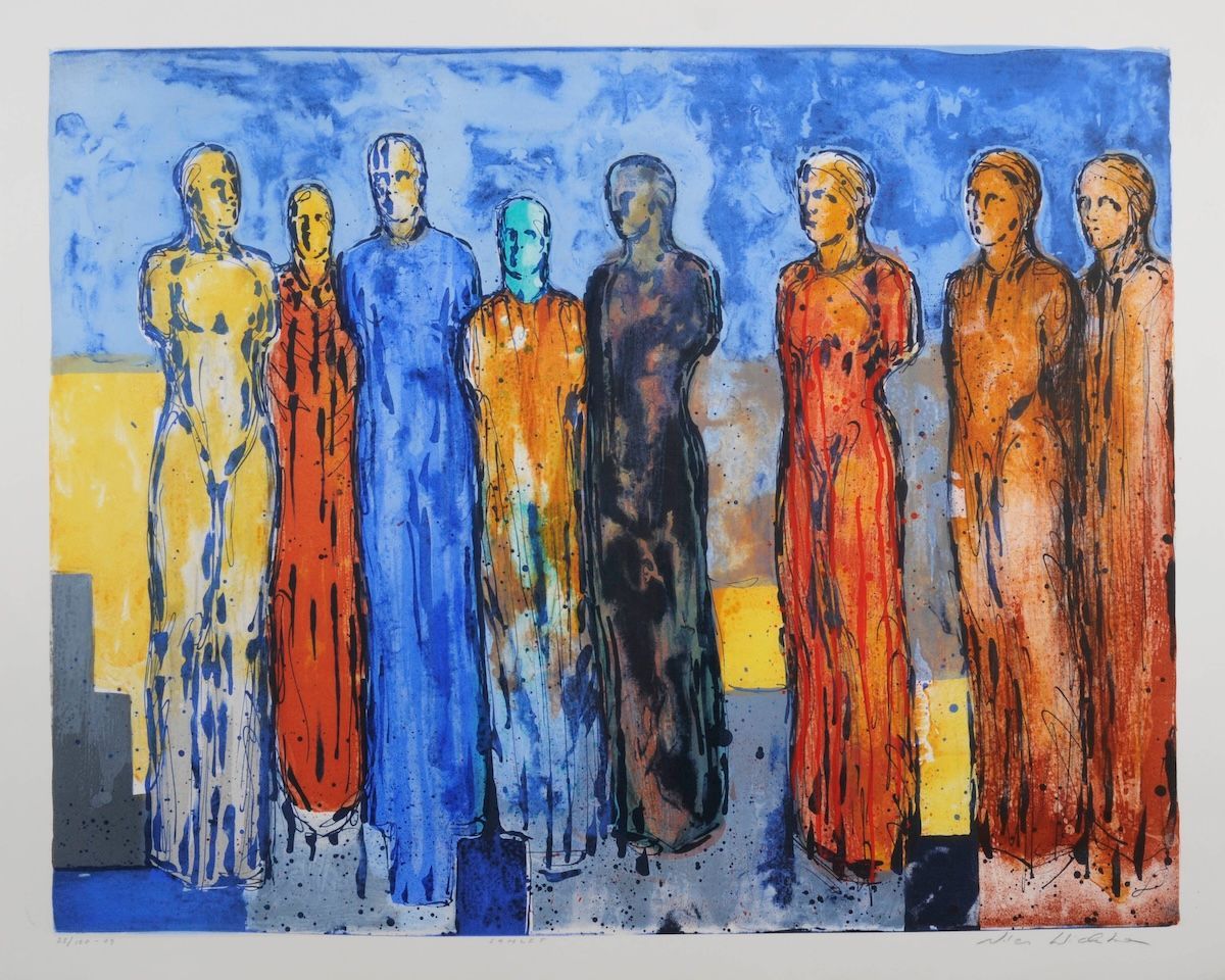 Nicolaus Widerberg Printmaking Figures