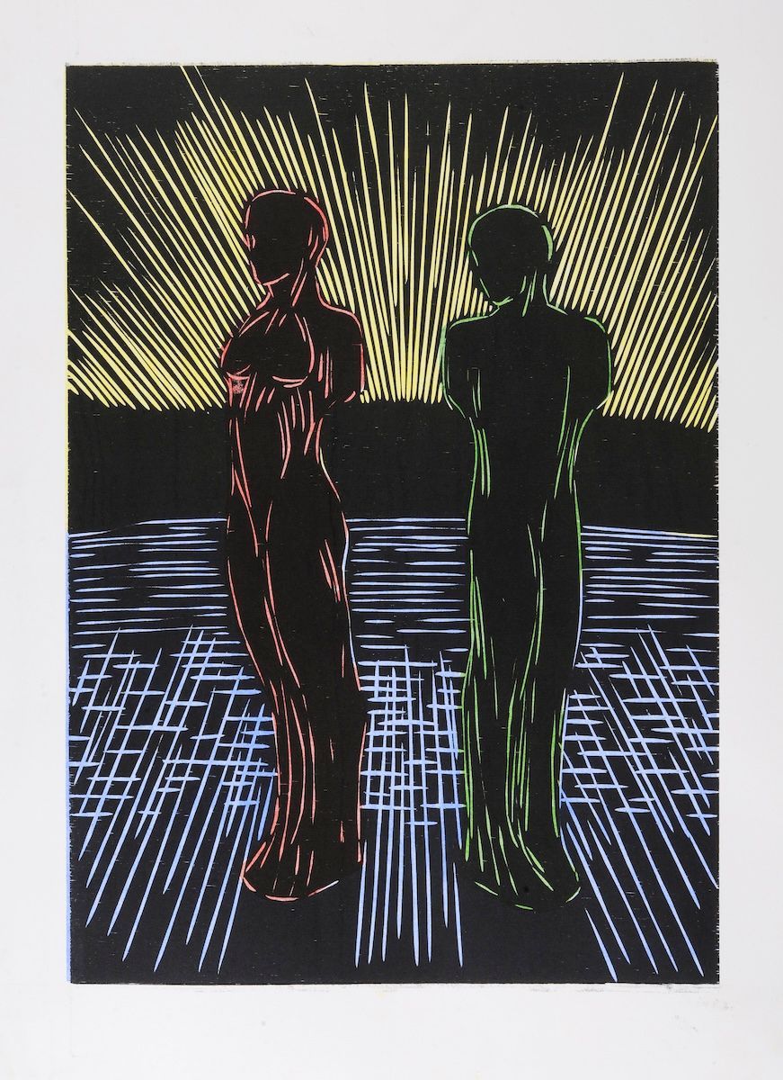 Nicolaus Widerberg Printmaking Figures