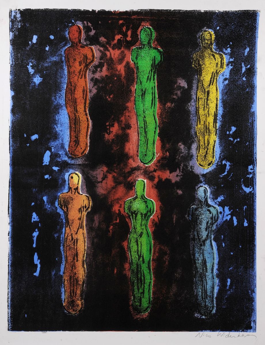 Nicolaus Widerberg Printmaking Figures