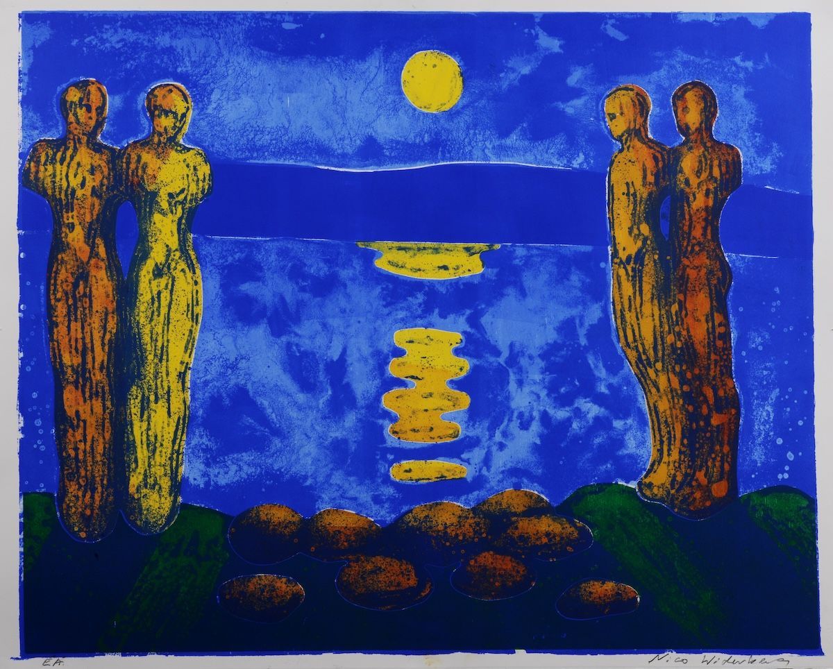 Nicolaus Widerberg Printmaking Figures
