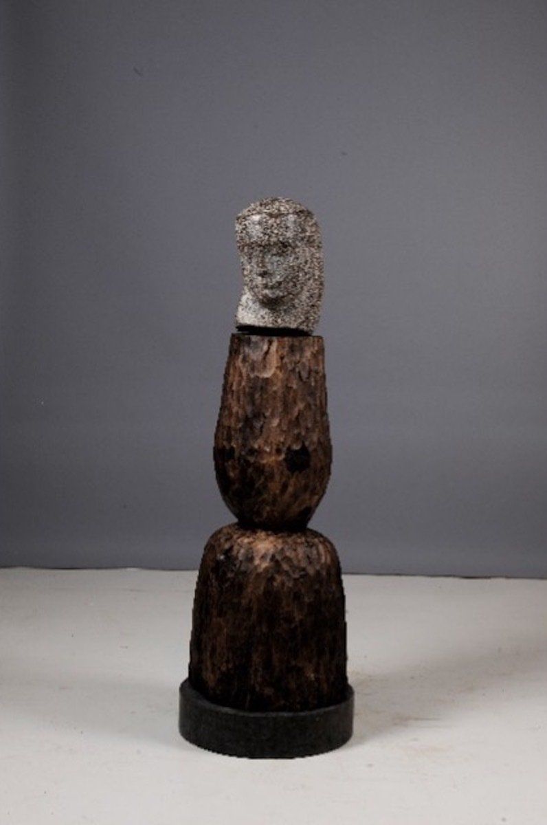 Nicolaus Widerberg Sculpture Stone Figure