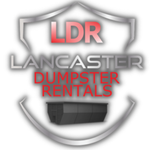 Lancaster Dumpster Rental logo with no background.