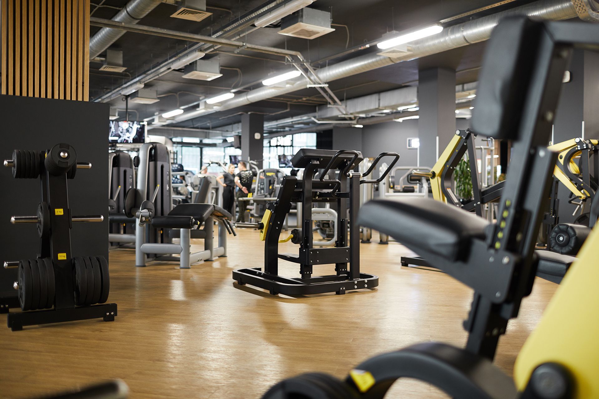 Gym with Maintained Equipments