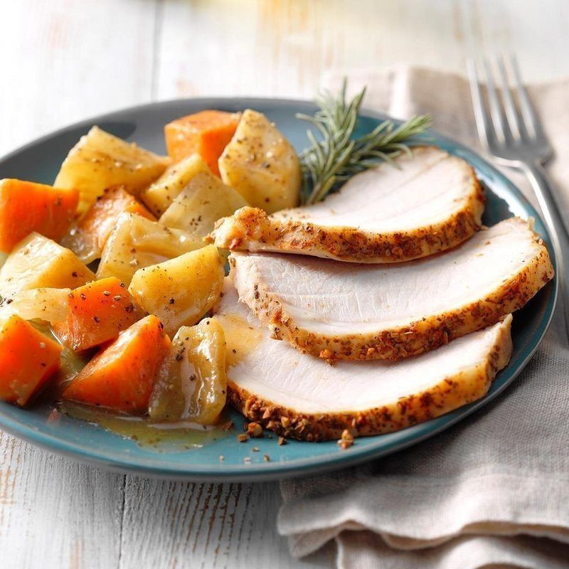 Turkey and veg — Taree Railway Bowling Club Ltd In Taree, NSW