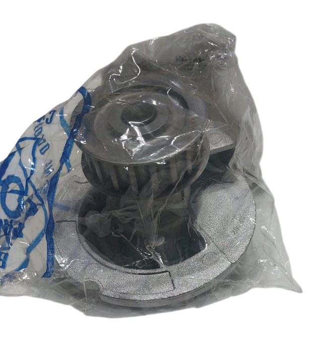 Bomba de agua en una bolsa de plástico.