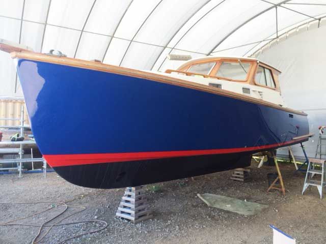Blue With Red Lining Boat — Rosebud, VIC — Corsair Boats