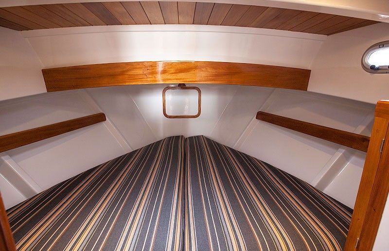 Inside Yacht Wood Deck — Rosebud, VIC — Corsair Boats