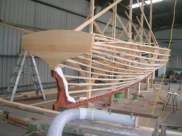 Clean Skeleton Of Sailing Boat — Rosebud, VIC — Corsair Boats