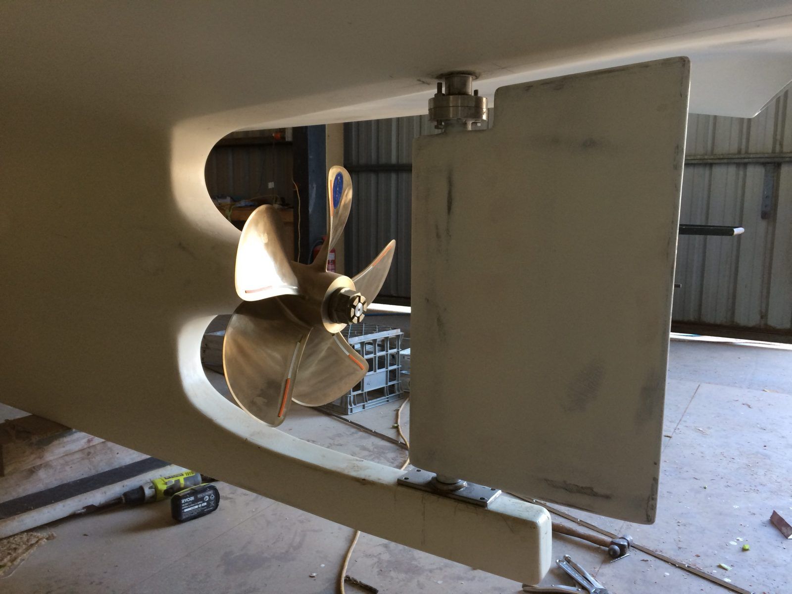 Boat Back Bottom Spinner — Rosebud, VIC — Corsair Boats