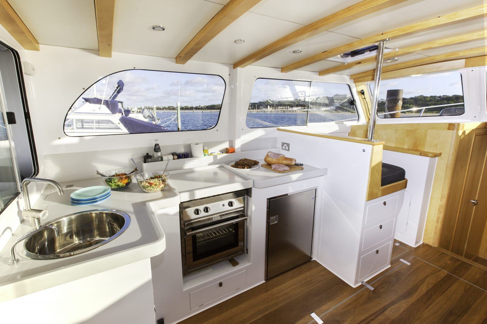 Kitchen On Yacht — Rosebud, VIC — Corsair Boats