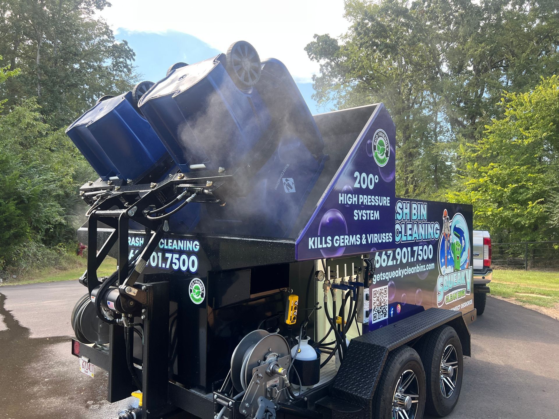 Arkansas residential trash can cleaning service