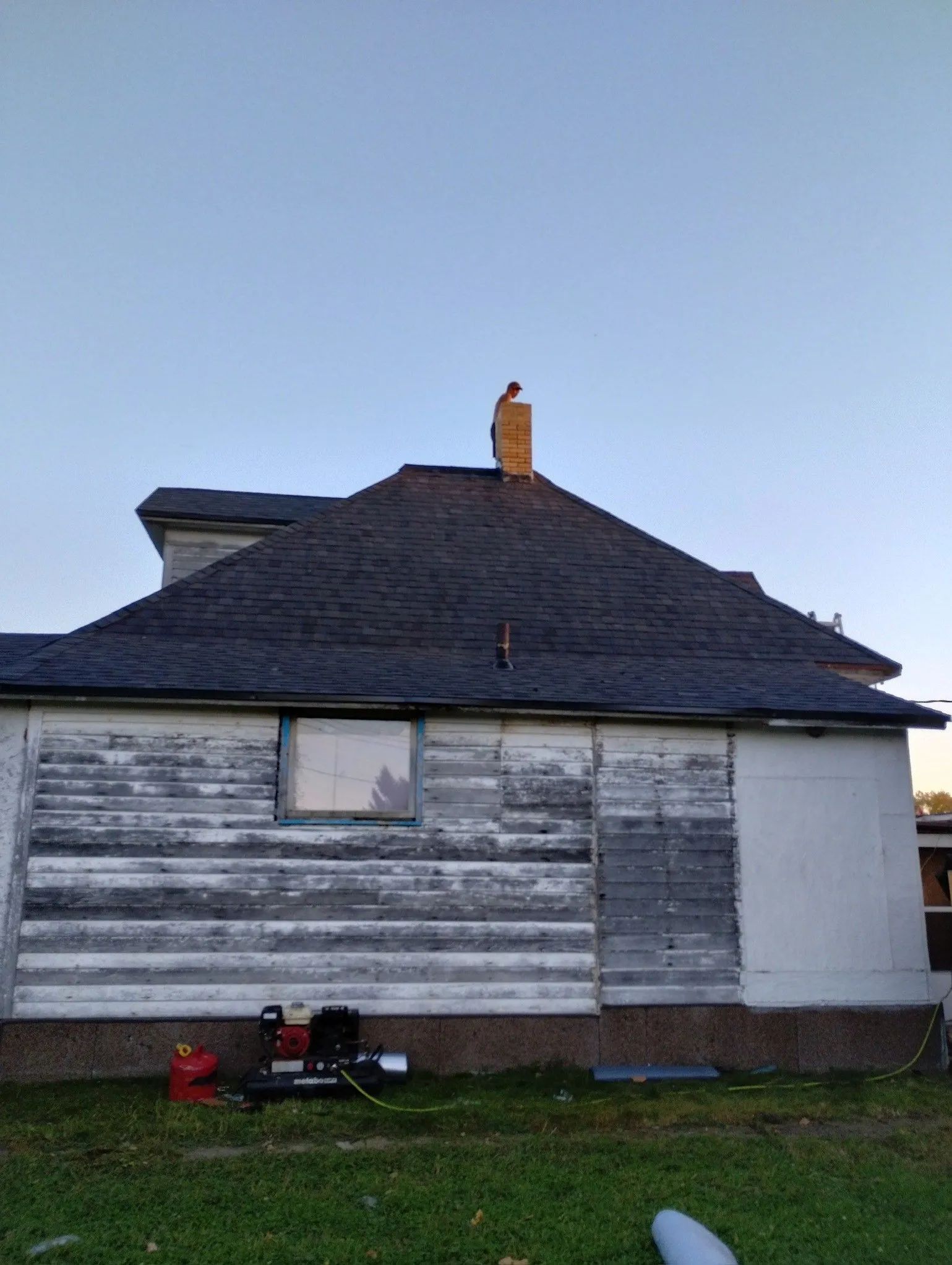 a new, repaired roof