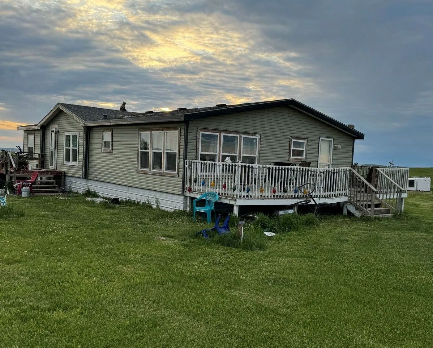 new siding on mobile home