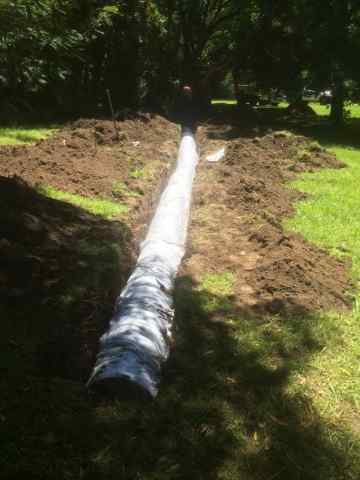 Installing Underground Pipes — Plumbers in Central Coast, NSW