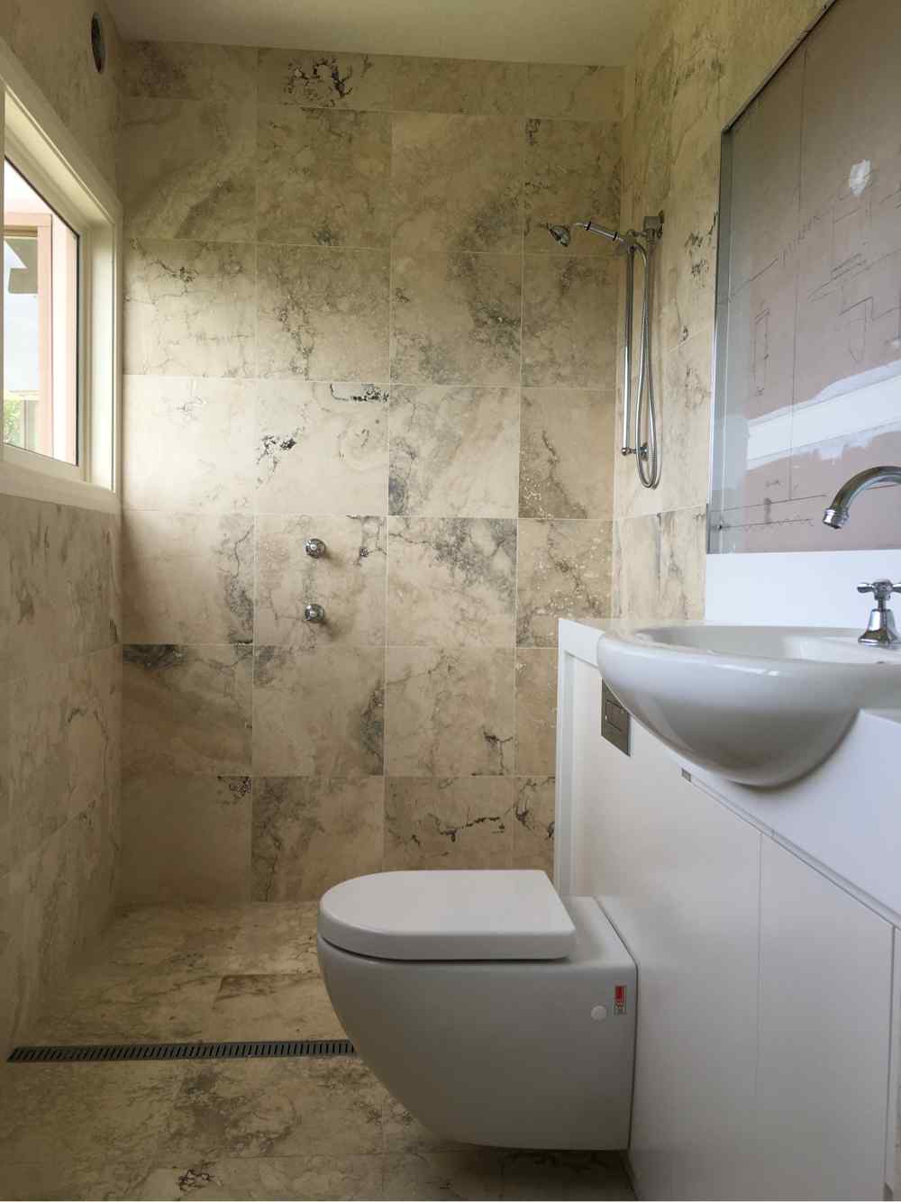 Bathroom Being Renovated — Plumbers in Central Coast, NSW
